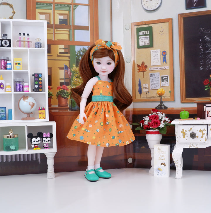 Solar System - dress and shoes for Ruby Red Fashion Friends doll