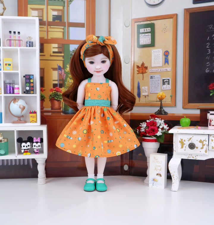 Solar System - dress and shoes for Ruby Red Fashion Friends doll