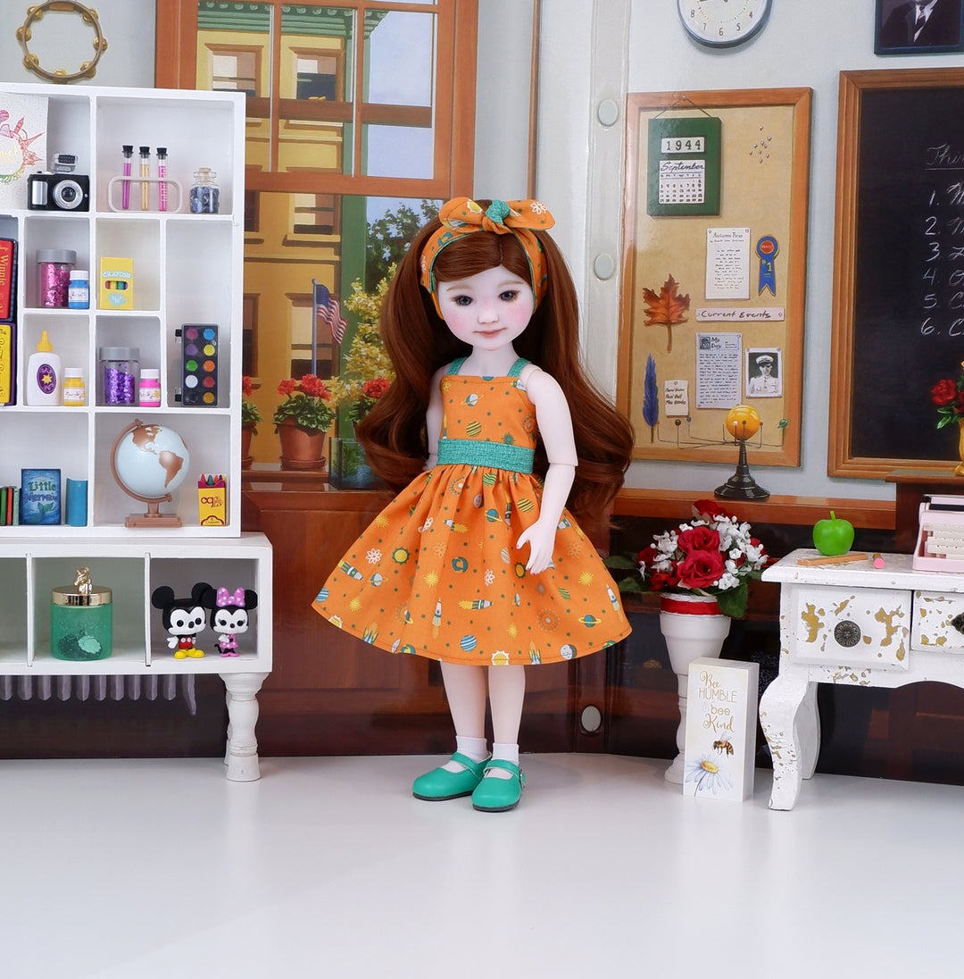 Solar System - dress and shoes for Ruby Red Fashion Friends doll