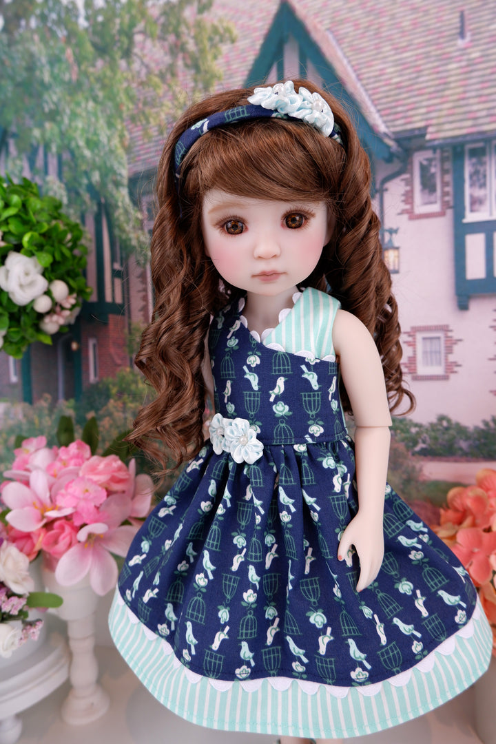 Songbird - dress and sandals ensemble for Ruby Red Fashion Friends doll