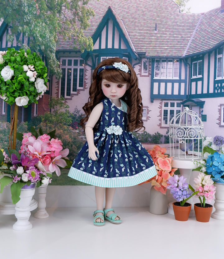 Songbird - dress and sandals ensemble for Ruby Red Fashion Friends doll
