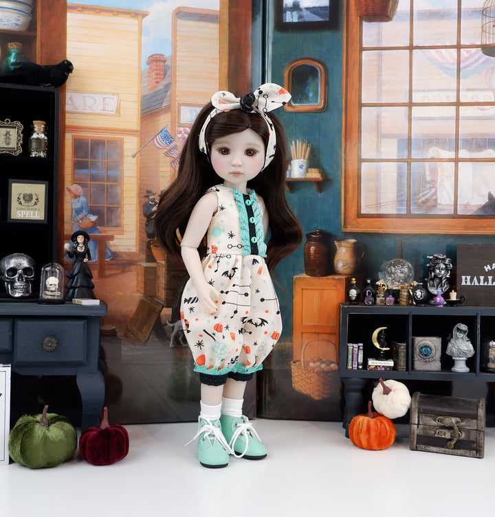 Spookalicious - romper with boots for Ruby Red Fashion Friends doll
