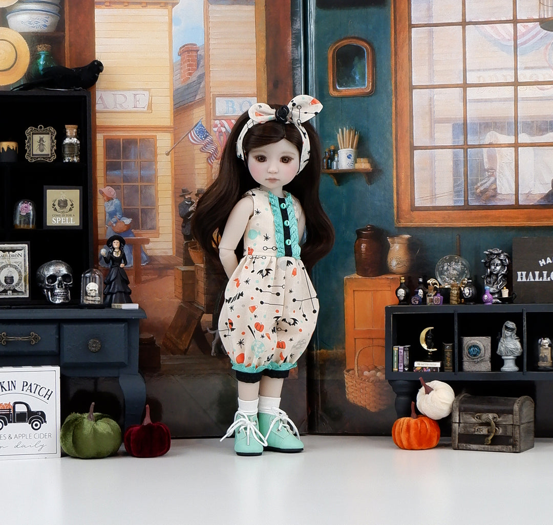 Spookalicious - romper with boots for Ruby Red Fashion Friends doll