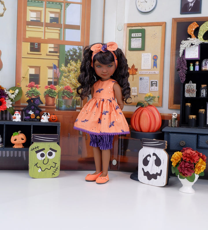 Spooky Cute - top & bloomers with shoes for Ruby Red Fashion Friends doll