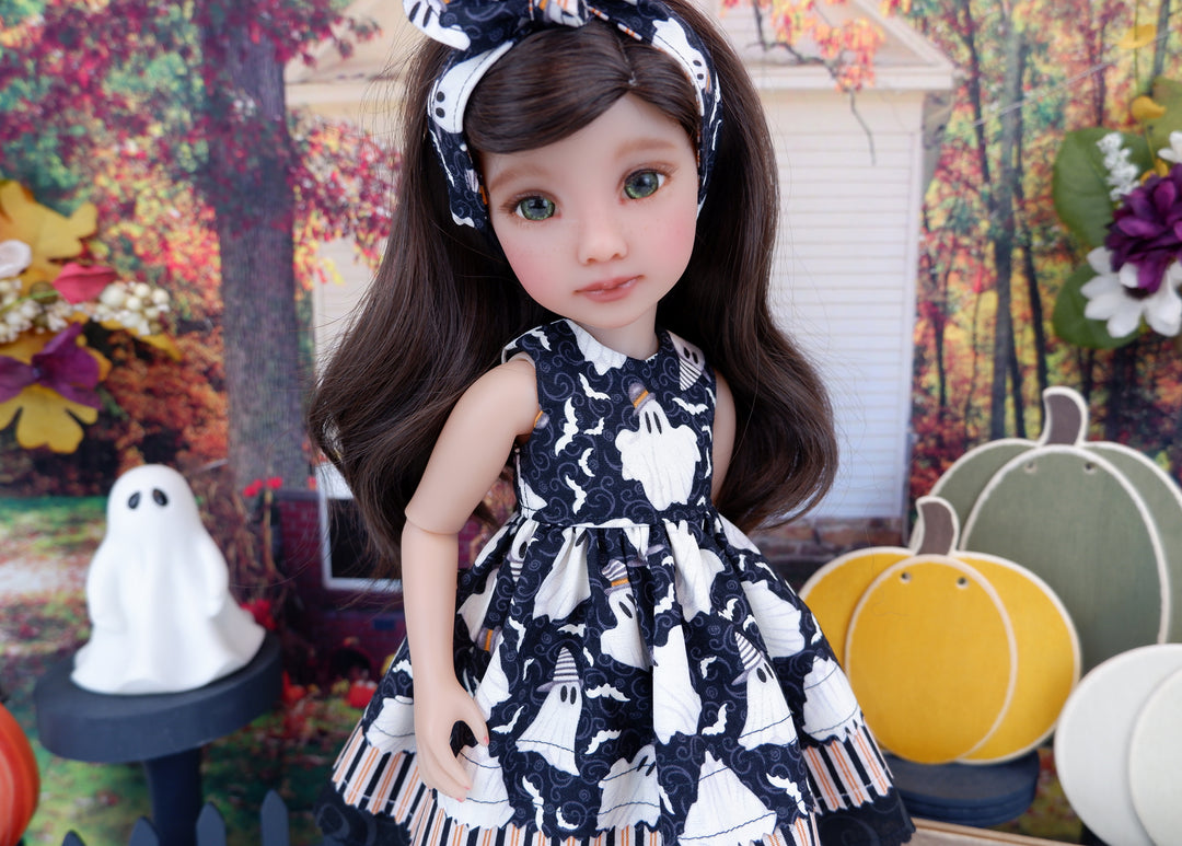 Spooky Ghosts - dress with boots for Ruby Red Fashion Friends doll