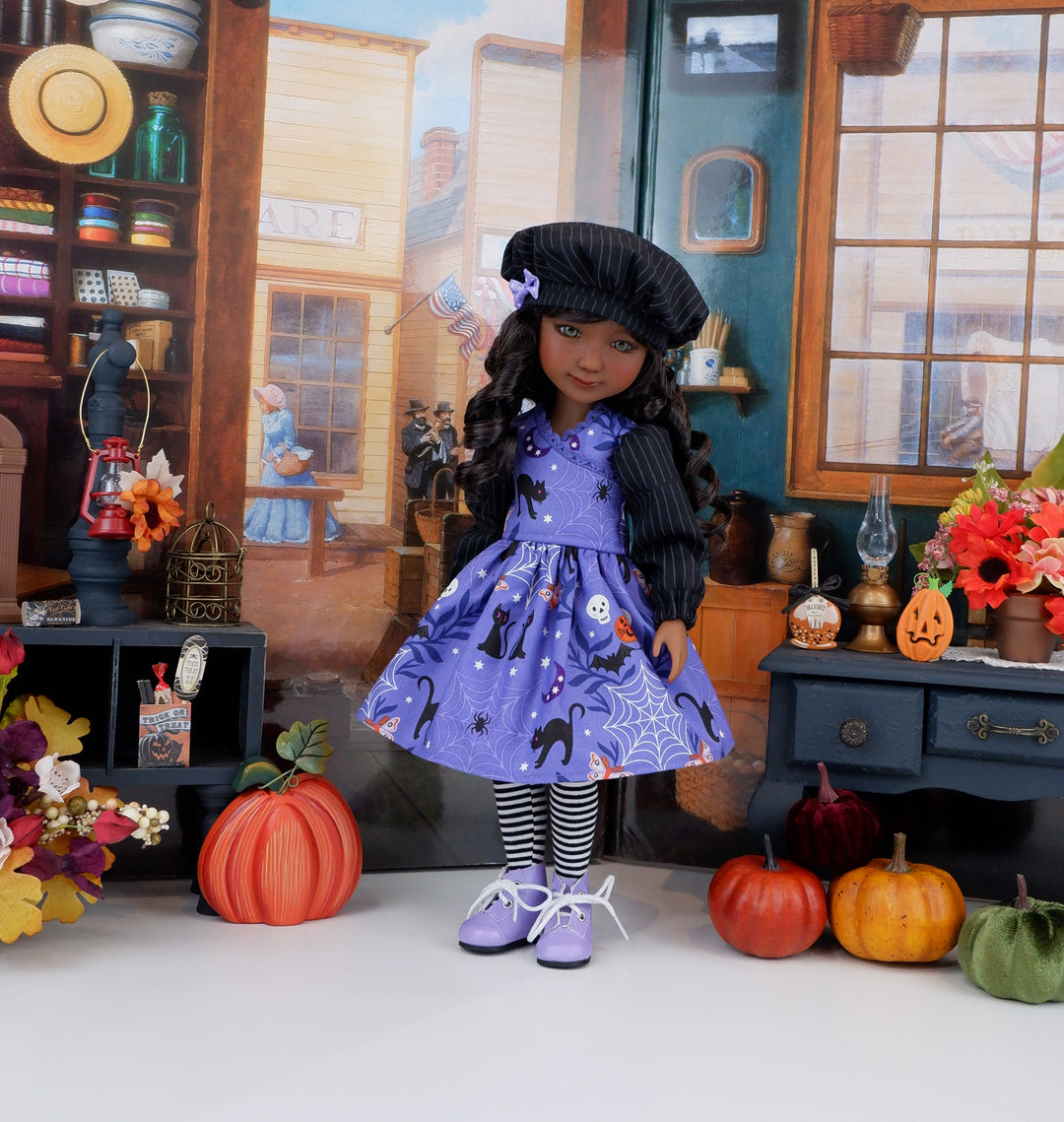 Spooky Halloween - dress with boots for Ruby Red Fashion Friends doll