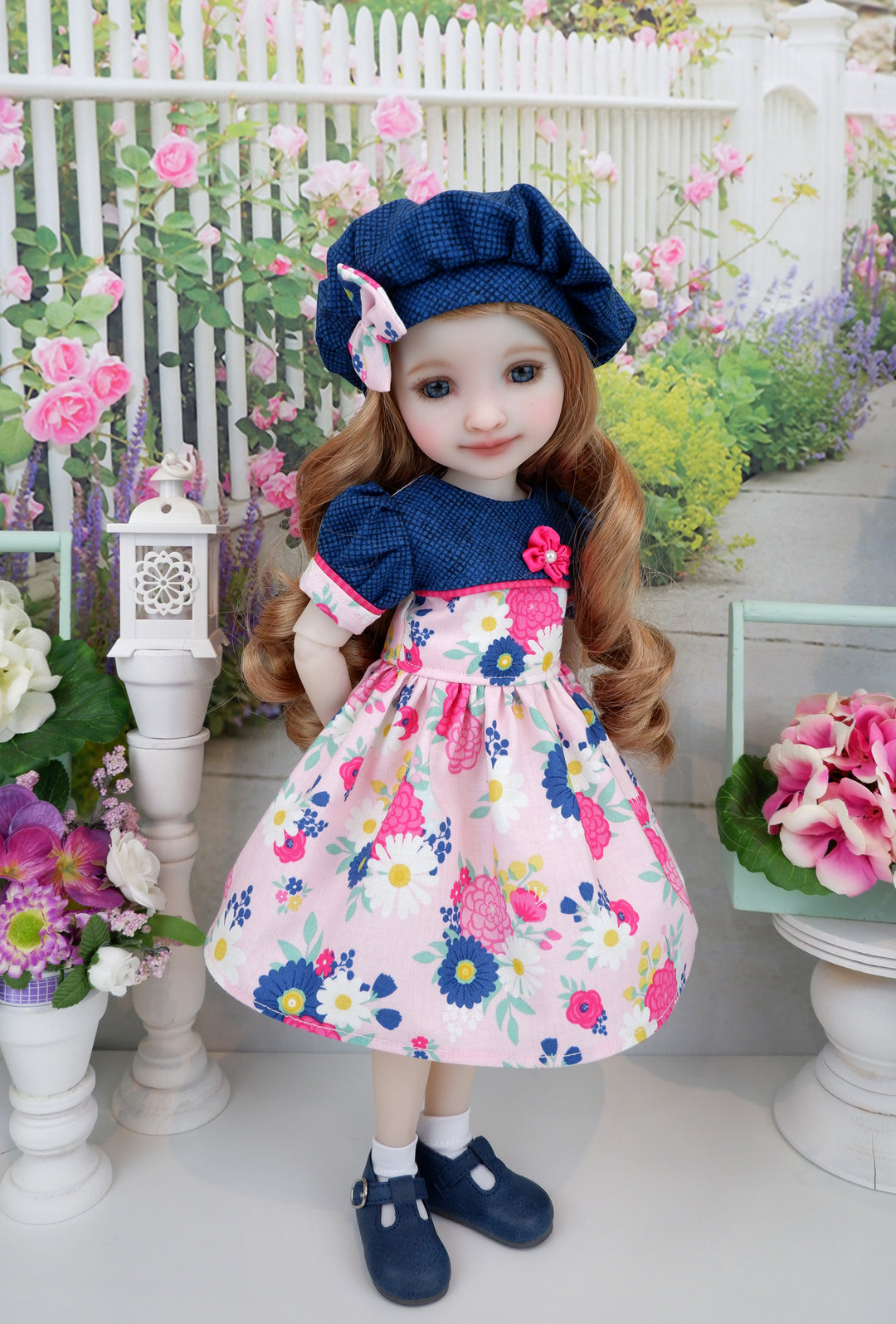 Spring Chrysanthemum - dress and shoes for Ruby Red Fashion Friends doll