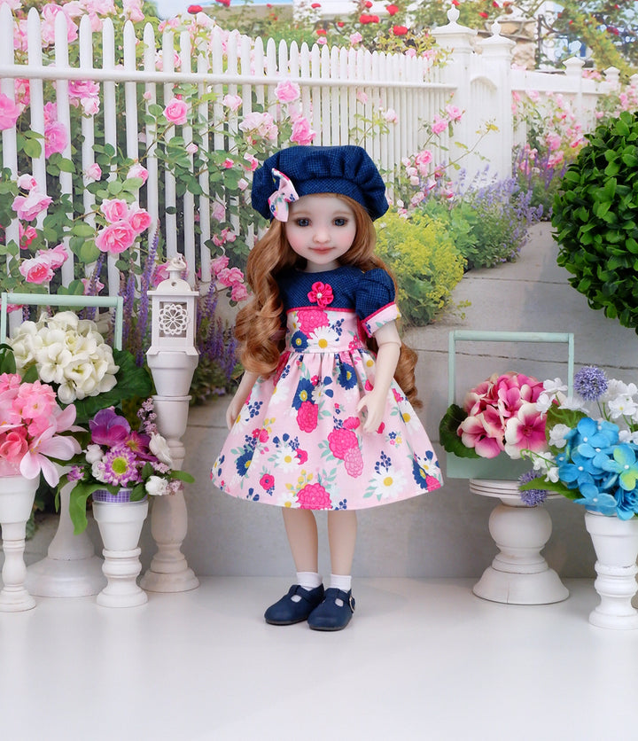 Spring Chrysanthemum - dress and shoes for Ruby Red Fashion Friends doll