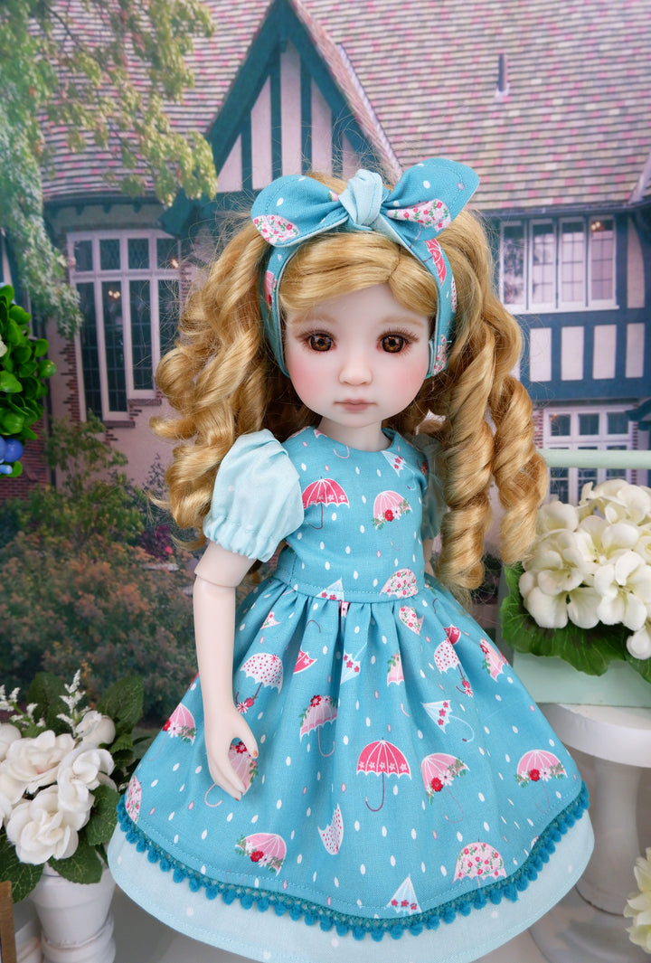 Spring Showers - dress and boots for Ruby Red Fashion Friends doll