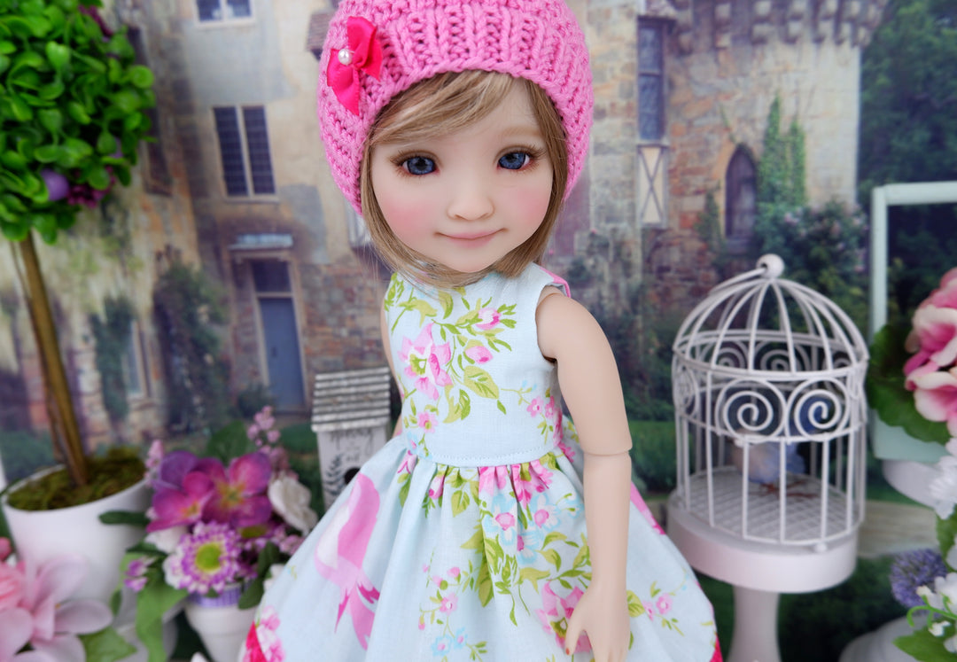 Spring Songbird - dress with boots for Ruby Red Fashion Friends doll