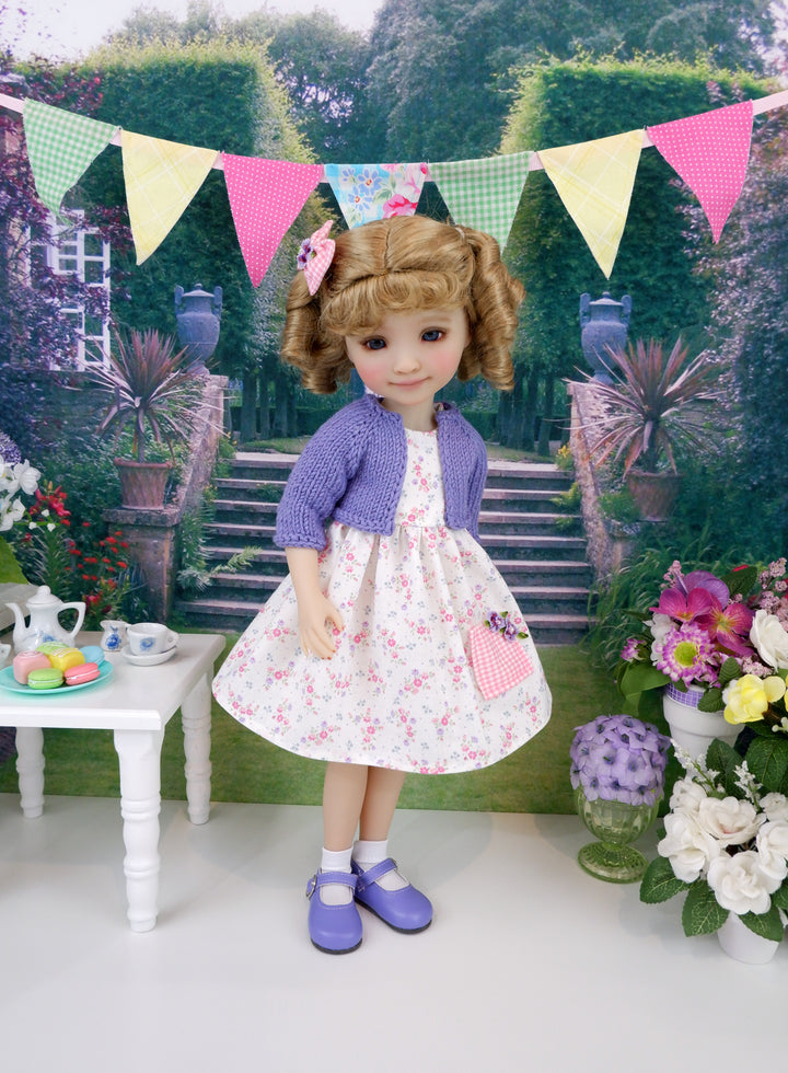 Spring Stroll - dress with sweater & shoes for Ruby Red Fashion Friends doll