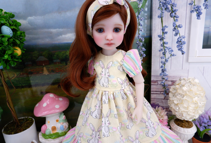 Springtime Bunny - dress with shoes for Ruby Red Fashion Friends doll