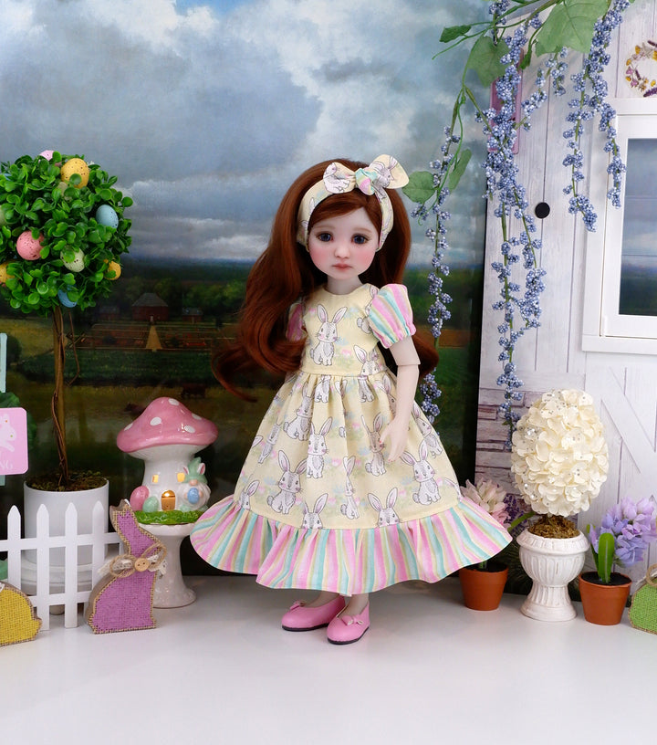 Springtime Bunny - dress with shoes for Ruby Red Fashion Friends doll