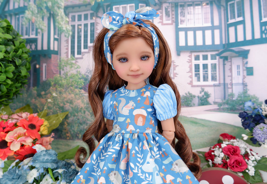 Squirrel Abode - dress and shoes for Ruby Red Fashion Friends doll