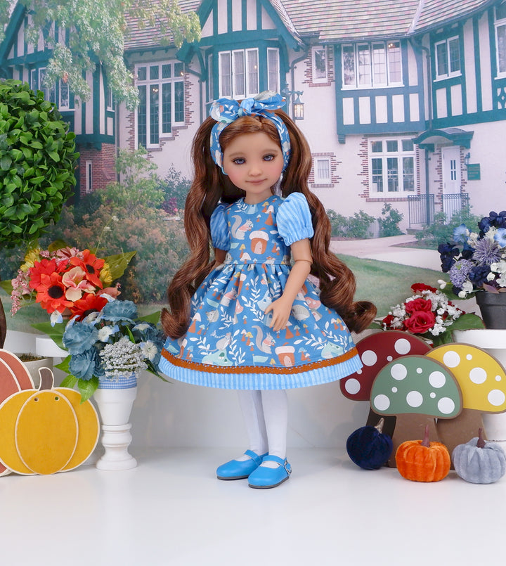 Squirrel Abode - dress and shoes for Ruby Red Fashion Friends doll