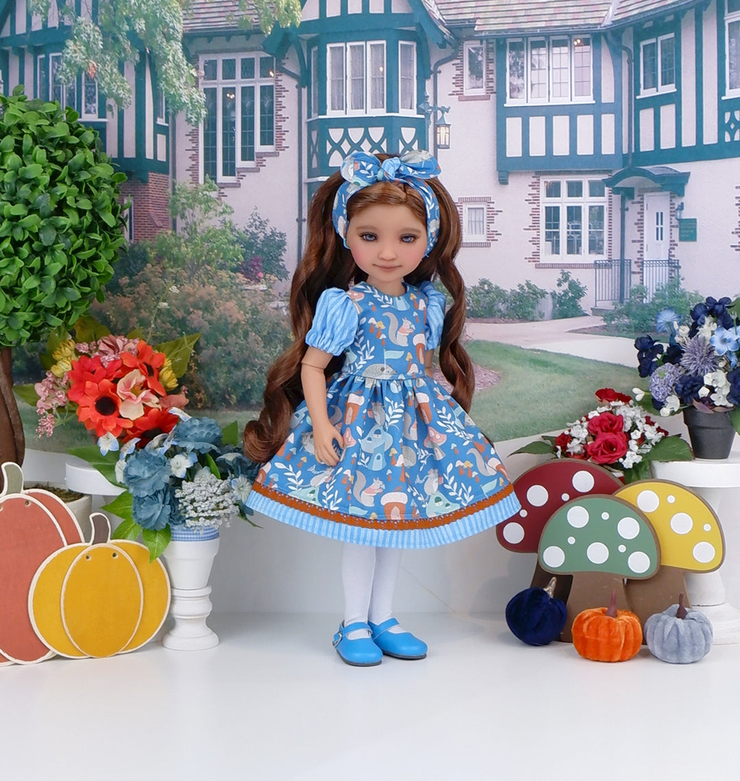 Squirrel Abode - dress and shoes for Ruby Red Fashion Friends doll