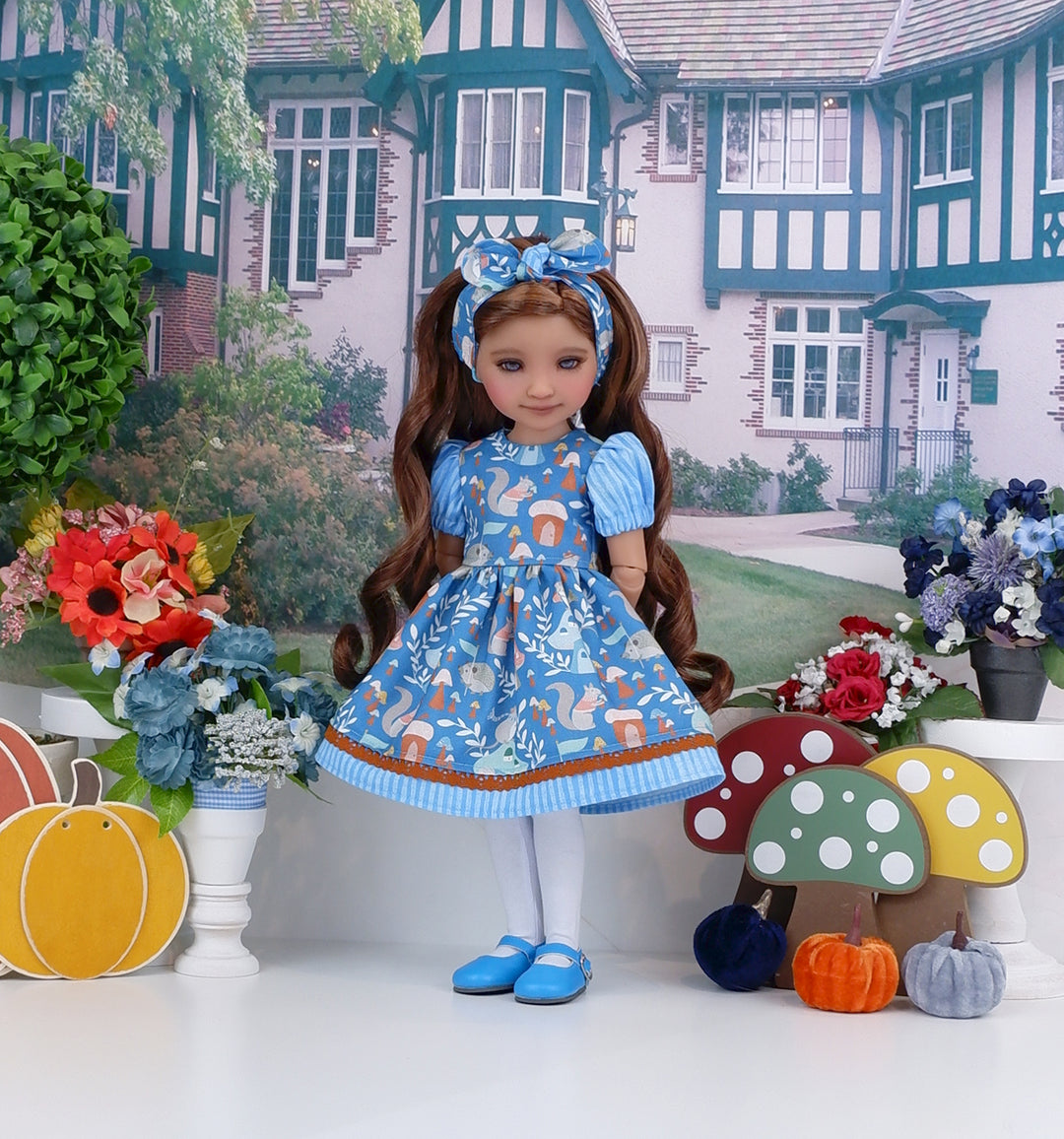 Squirrel Abode - dress and shoes for Ruby Red Fashion Friends doll