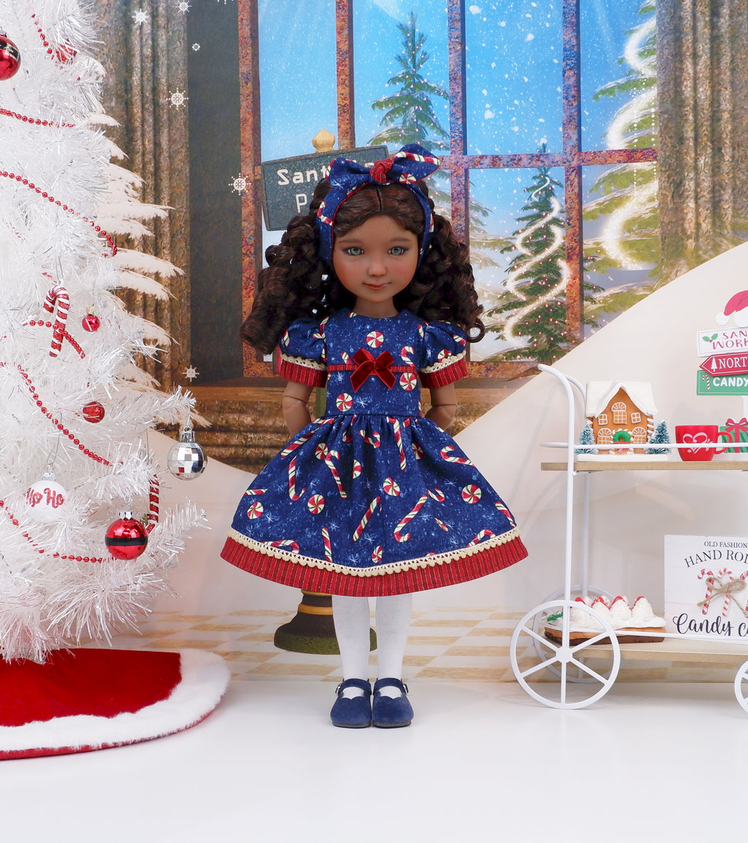 Starlight Peppermints - dress and shoes for Ruby Red Fashion Friends doll