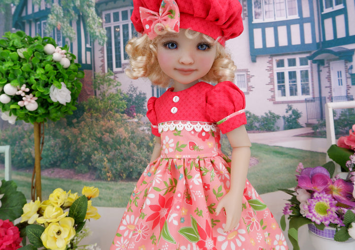 Strawberry Bramble - dress and shoes for Ruby Red Fashion Friends doll