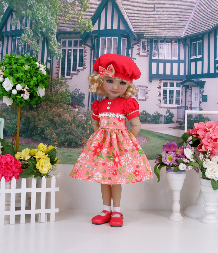 Strawberry Bramble - dress and shoes for Ruby Red Fashion Friends doll