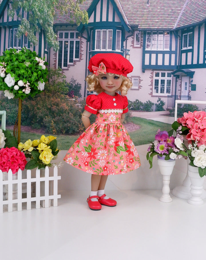 Strawberry Bramble - dress and shoes for Ruby Red Fashion Friends doll