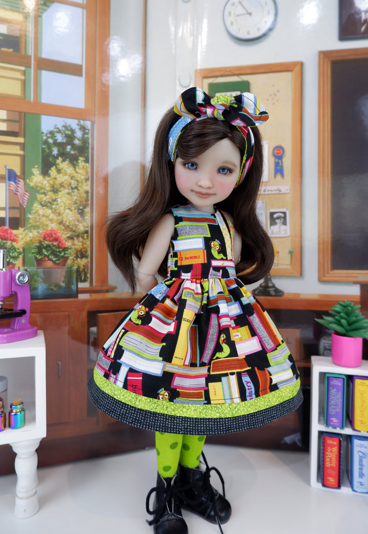 Studious Miss - dress with boots for Ruby Red Fashion Friends doll