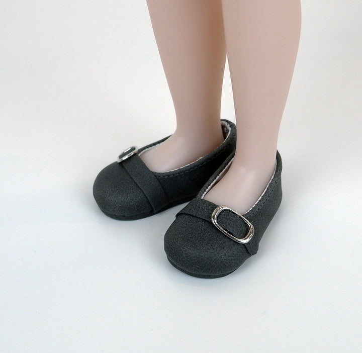 Buckle Ballet Flats - 58mm - Fashion Friends doll shoes