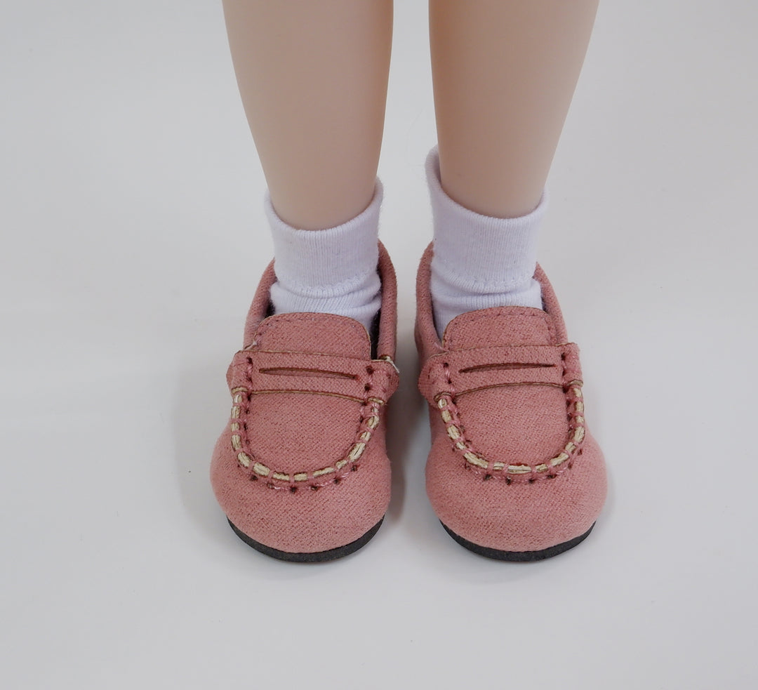 Penny Loafers Shoes - 58mm - Fashion Friends doll shoes