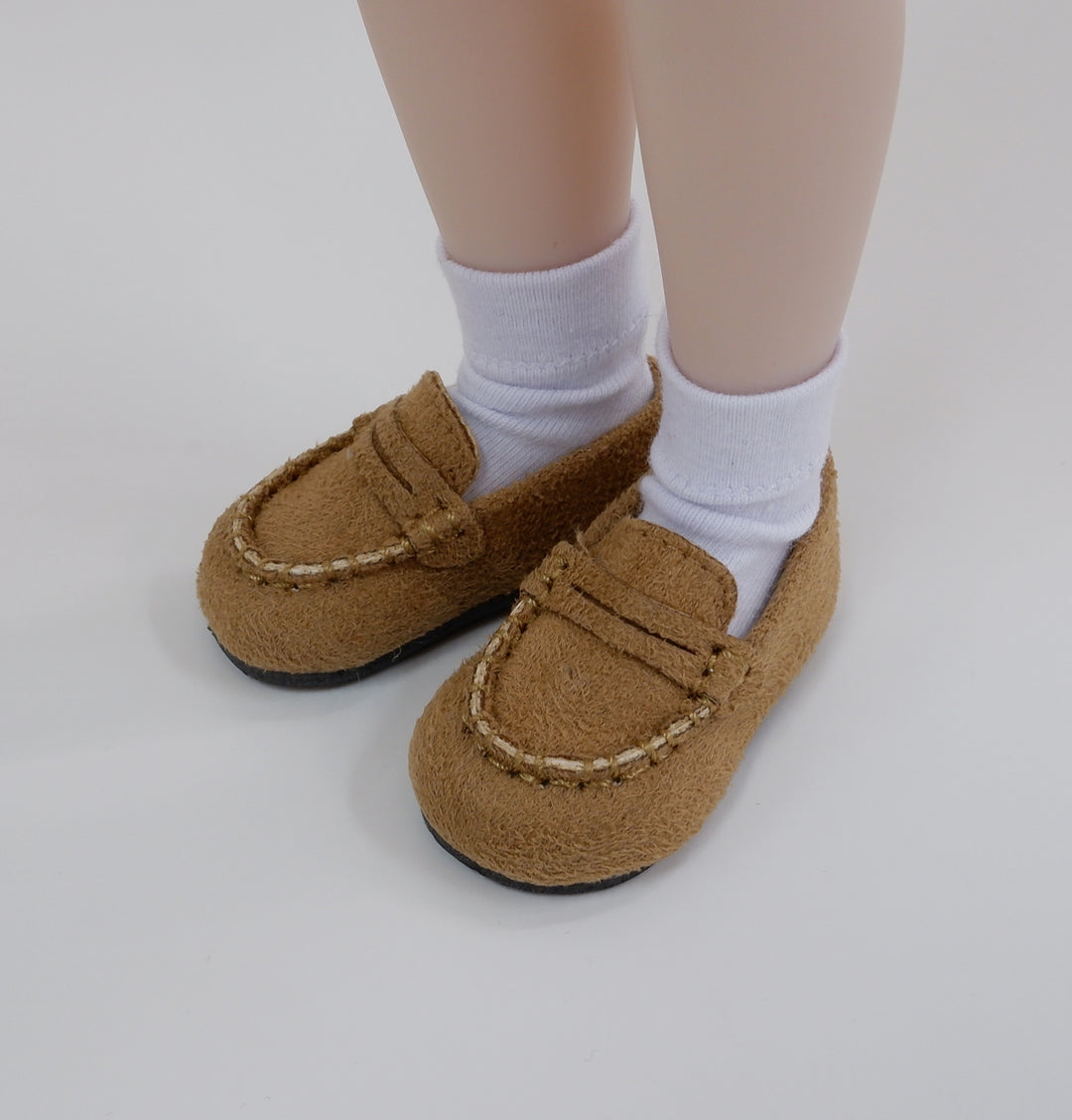 Penny Loafers Shoes - 58mm - Fashion Friends doll shoes