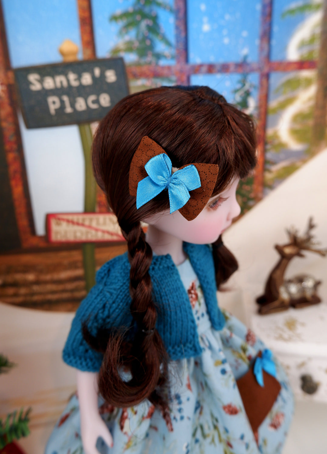 Sugar Pine - dress with sweater & boots for Ruby Red Fashion Friends doll