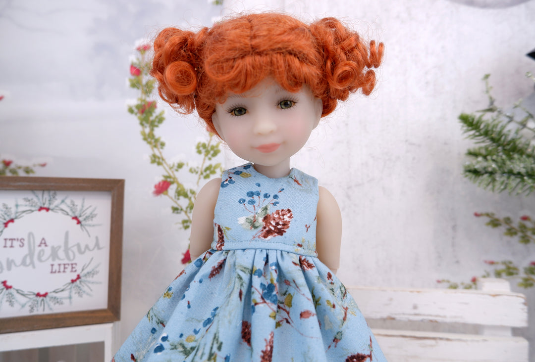 Sugar Pine - dress and shoes for Ruby Red Siblies doll