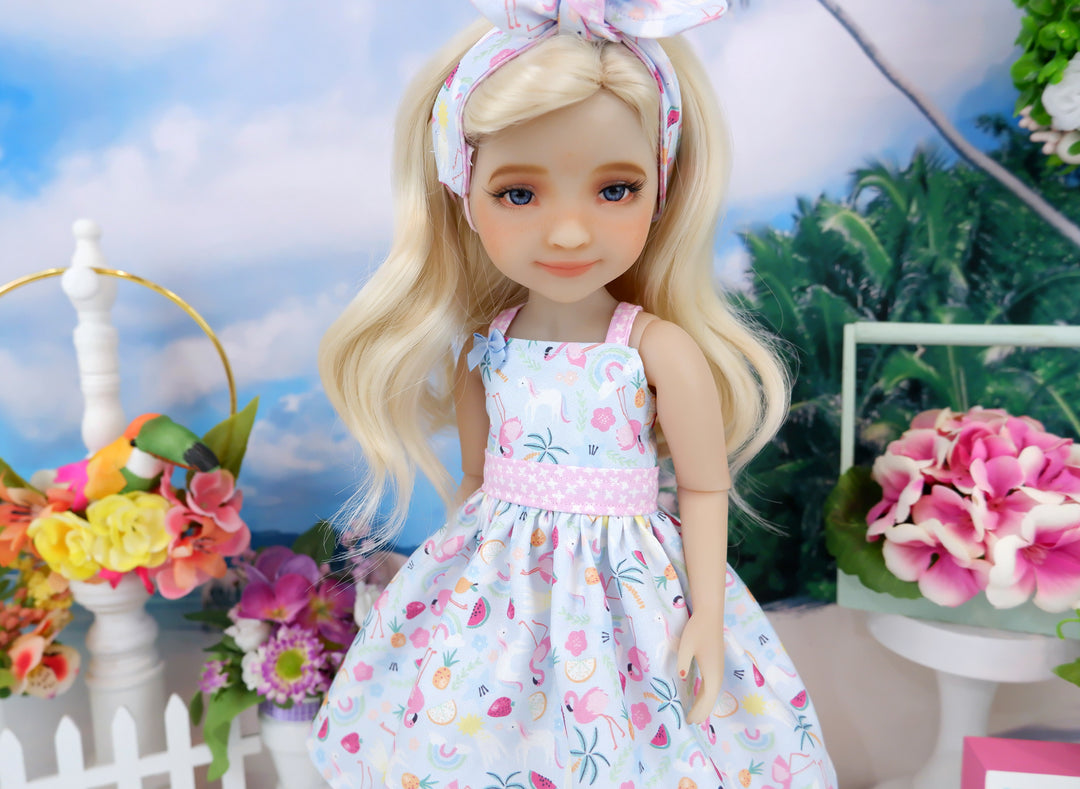 Summer Charms - dress with sandals for Ruby Red Fashion Friends doll