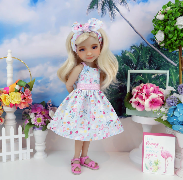 Summer Charms - dress with sandals for Ruby Red Fashion Friends doll