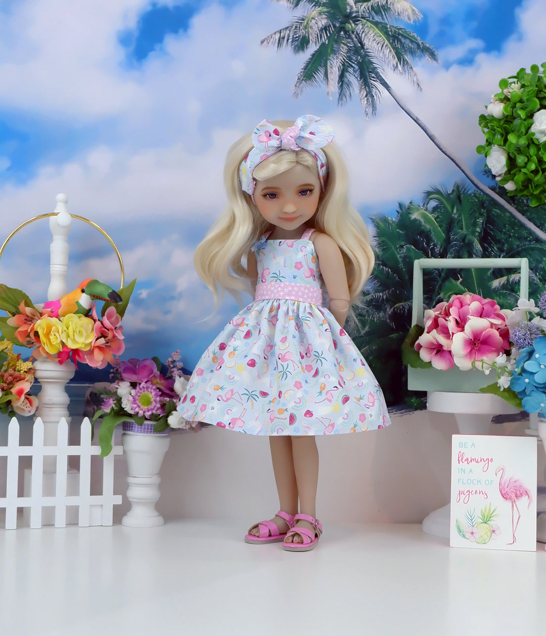 Summer Charms - dress with sandals for Ruby Red Fashion Friends doll