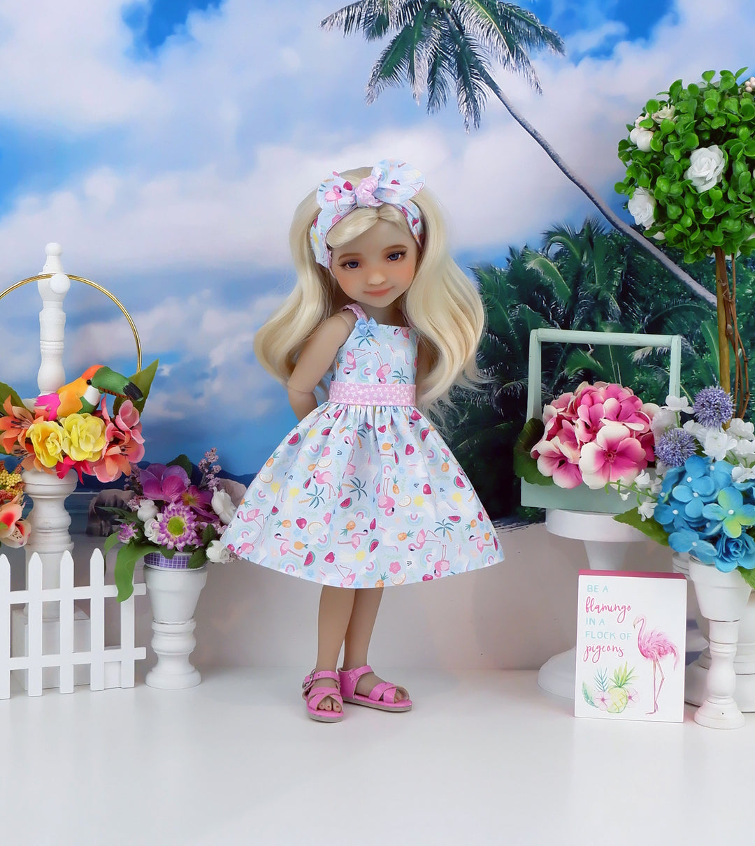 Summer Charms - dress with sandals for Ruby Red Fashion Friends doll