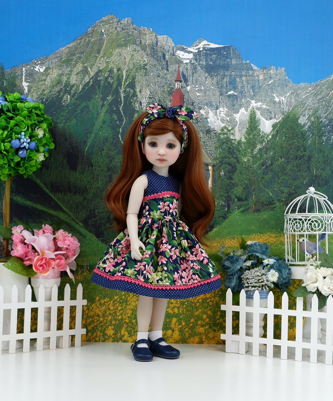 Summer Devotional - dress and shoes for Ruby Red Fashion Friends doll
