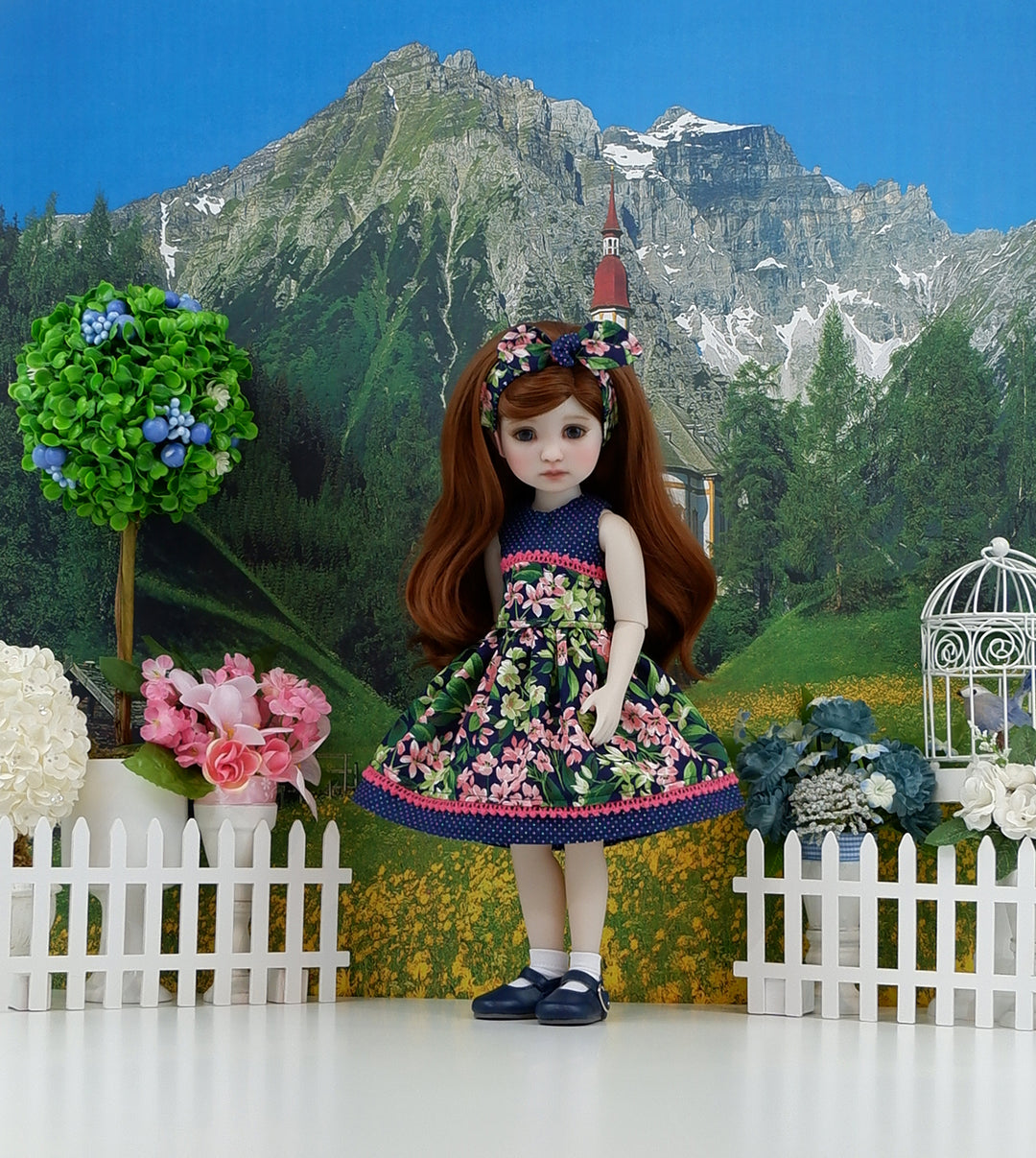 Summer Devotional - dress and shoes for Ruby Red Fashion Friends doll