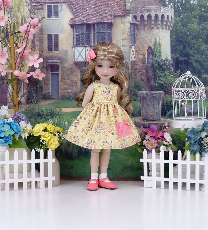Summer Flora - dress with shoes for Ruby Red Fashion Friends doll
