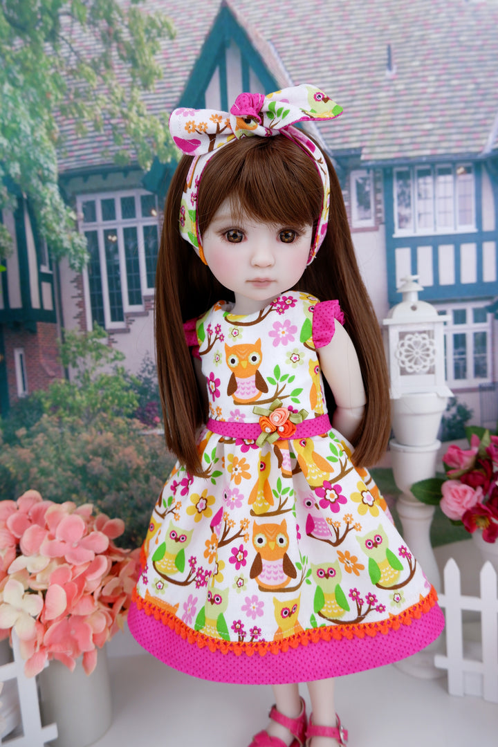 Summer Owl - dress with sandals for Ruby Red Fashion Friends doll