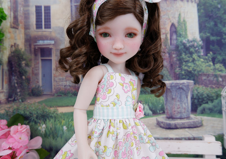 Summer Paisley - dress with sandals for Ruby Red Fashion Friends doll