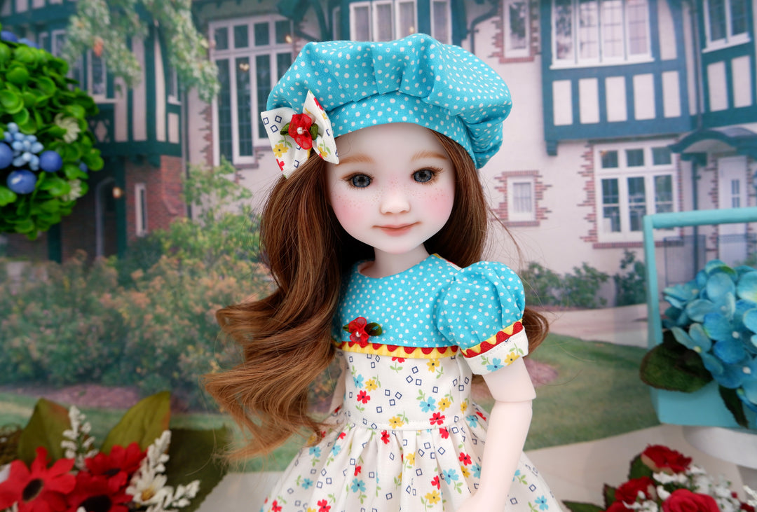 Summer Primrose - dress with shoes for Ruby Red Fashion Friends doll