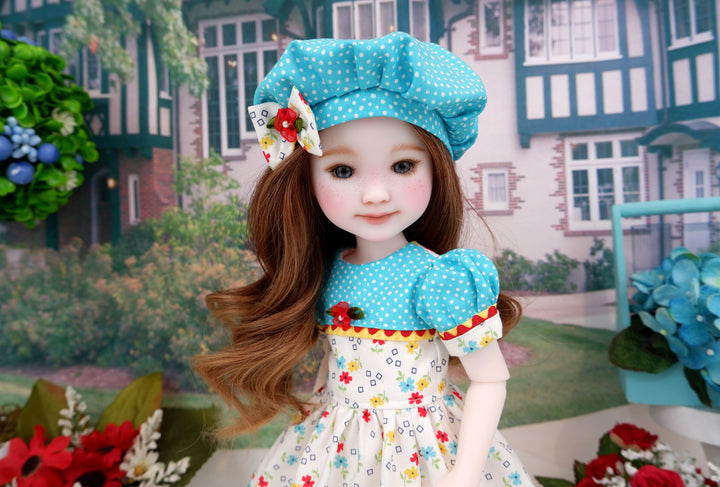 Summer Primrose - dress with shoes for Ruby Red Fashion Friends doll
