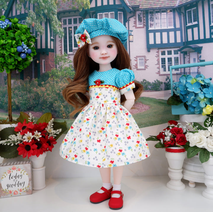 Summer Primrose - dress with shoes for Ruby Red Fashion Friends doll