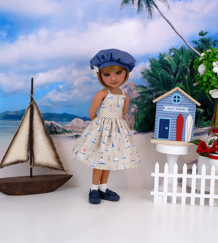 Summer Sailing - dress & jacket with shoes for Ruby Red Fashion Friends doll