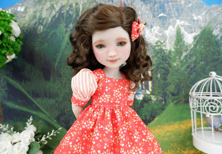 Summer Tangerine - dress and shoes for Ruby Red Fashion Friends doll