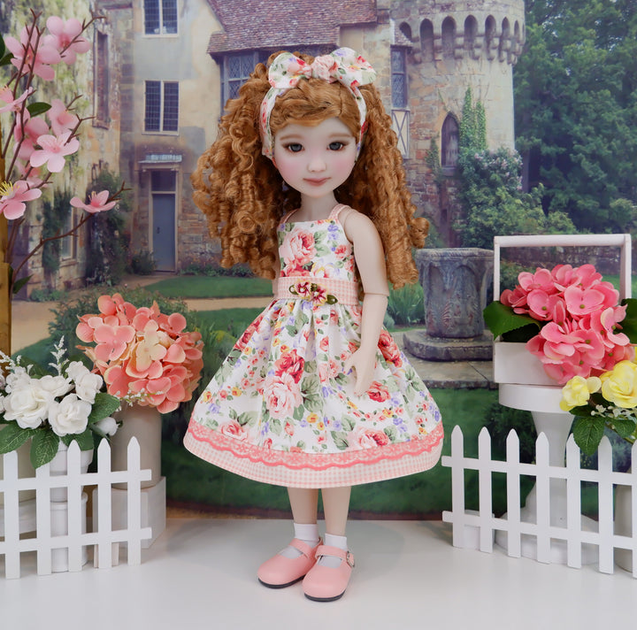 Summerside Blooms - dress and shoes for Ruby Red Fashion Friends doll