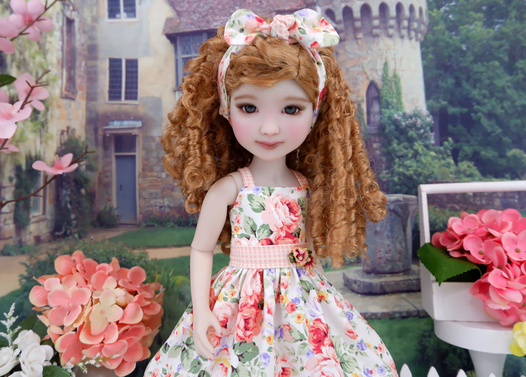 Summerside Blooms - dress and shoes for Ruby Red Fashion Friends doll