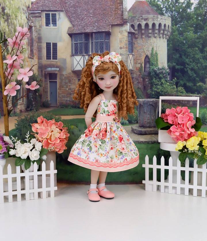 Summerside Blooms - dress and shoes for Ruby Red Fashion Friends doll