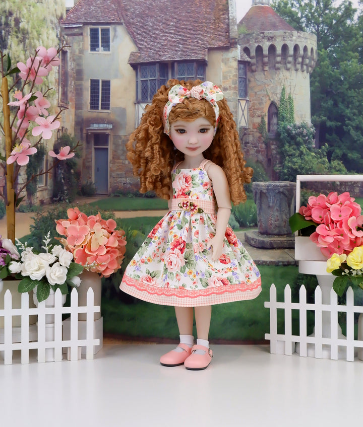 Summerside Blooms - dress and shoes for Ruby Red Fashion Friends doll