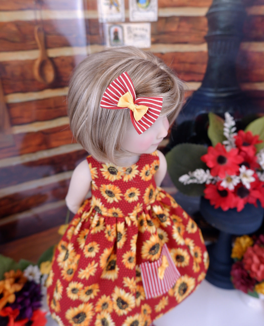 Sunflower Field - dress with shoes for Ruby Red Fashion Friends doll